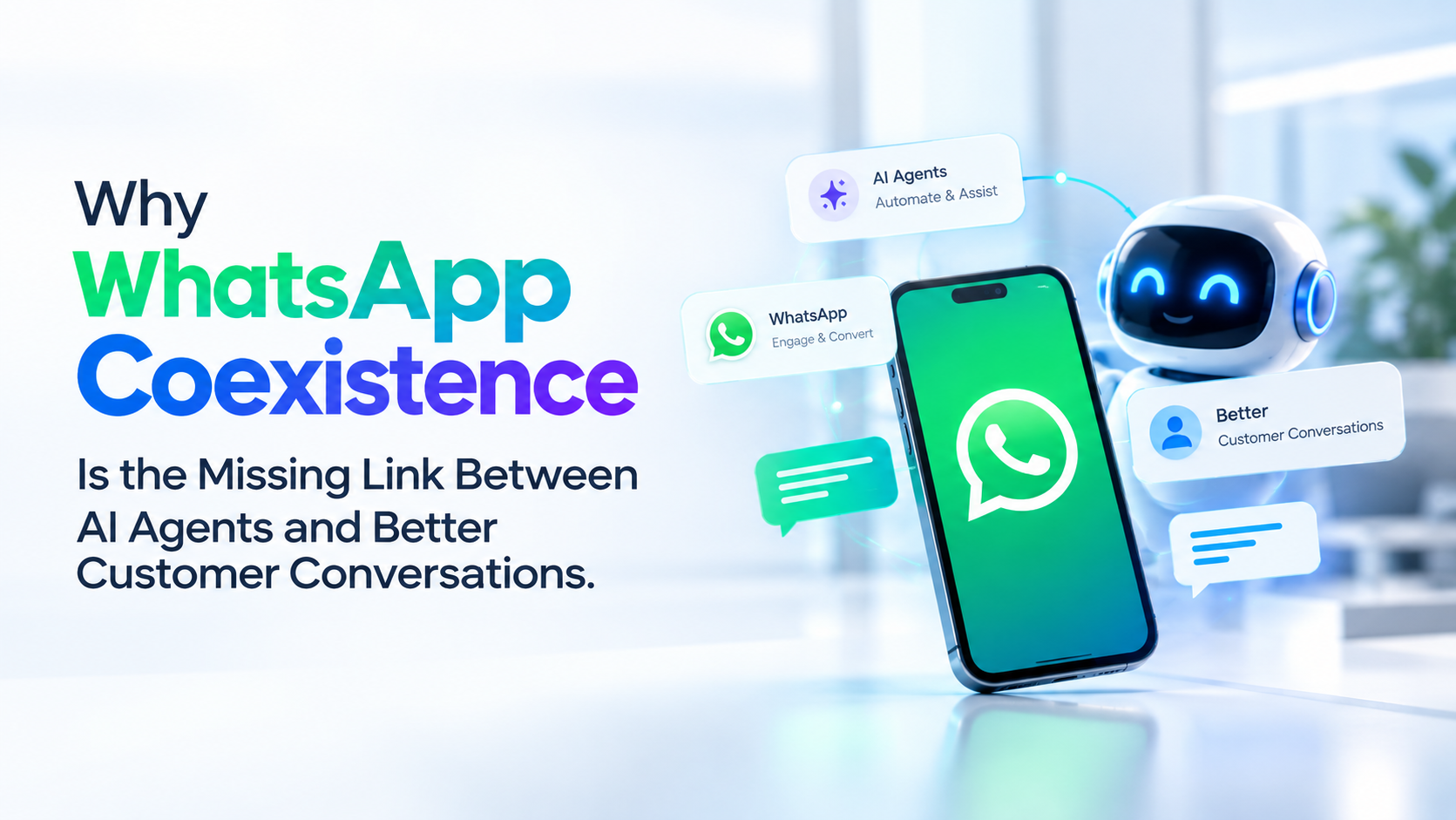 Why WhatsApp Coexistence Is the Missing Link Between AI Agents and Better Customer Conversations