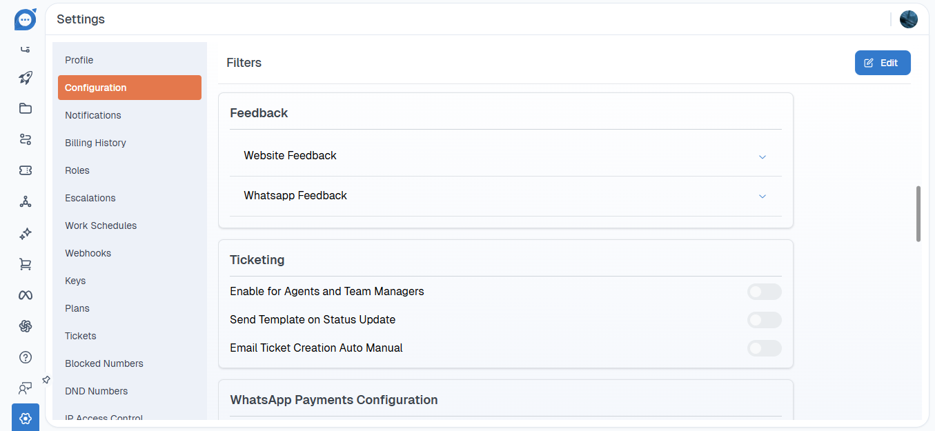 General Settings